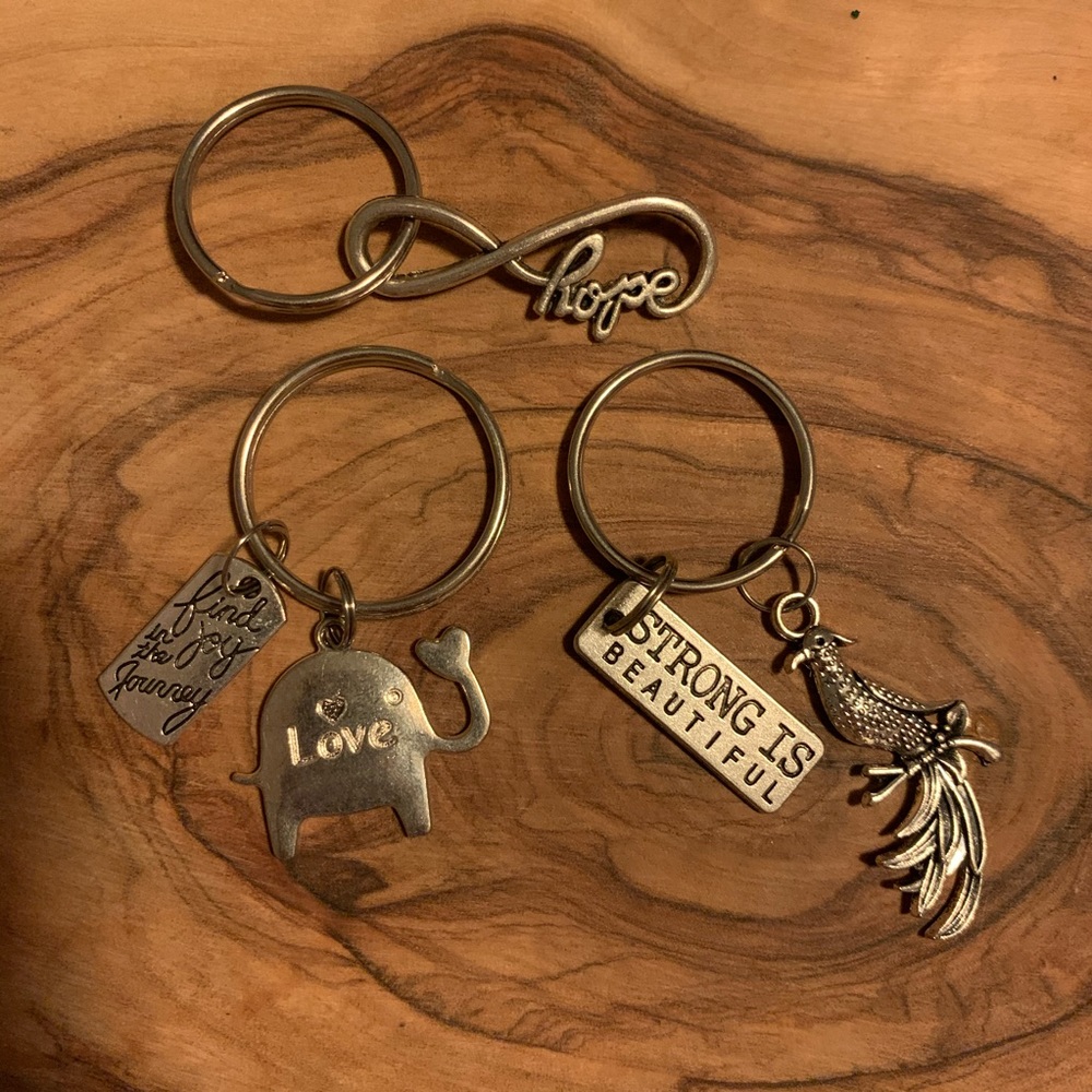 Handmade key rings